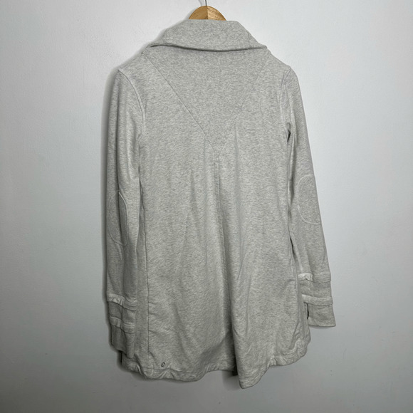 Lululemon Gratitude Wrap Heathered White women's 6 cotton stretch - Picture 5 of 5